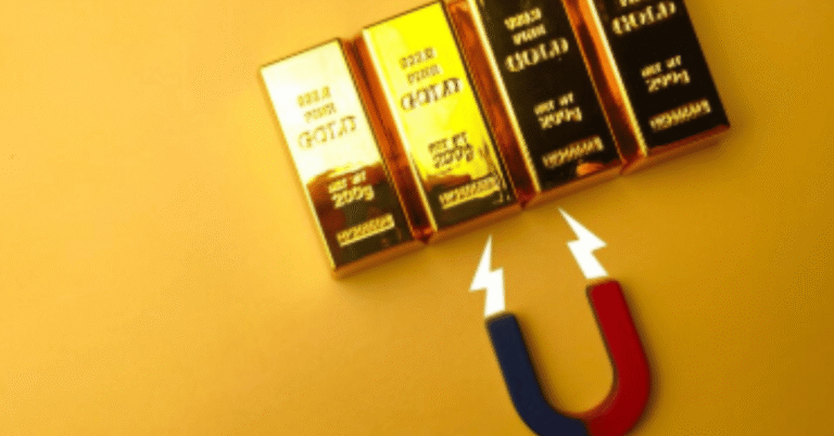 is gold magnetic
