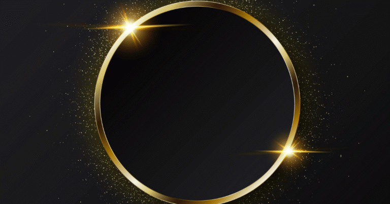 gold circular